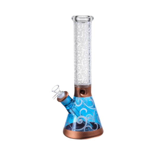 BEAKER LAVA TRANSLUCENT BLUE 34CM EDICION ESPECIAL